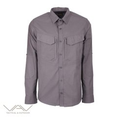 Vav Tactek-01 Uzun Kol Füme S Gömlek