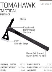 SOG F01T-N TOMAHAWK W/NYLON BALTA