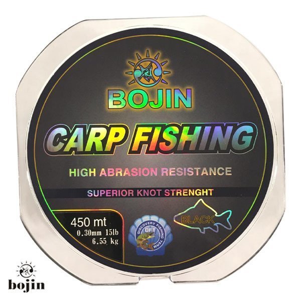 Bojin Carp 0.30mm 450m Siyah Sazan Misinası