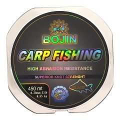 Bojin Carp 0.30mm 450m Siyah Sazan Misinası