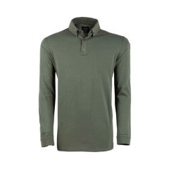 Vav Tlac-04 Polo Yaka Uzun Kol Haki L Tişört