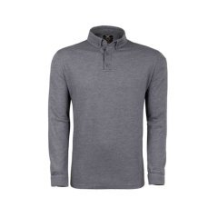 Vav Tlac-04 Polo Yaka Uzun Kol Füme XXL Tişört