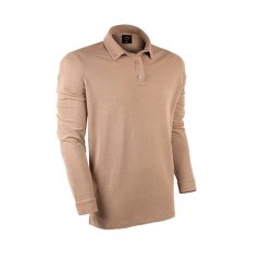 Vav Tlac-04 Polo Yaka Uzun Kol Bej M Tişört