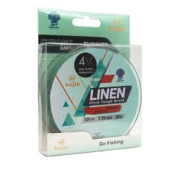 Bojin 4X Linen 0.35mm 300m Yeşil İp Misina