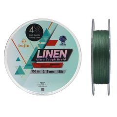 Bojin 4X Linen İp Misina 0.16 mm  150 m  Yeşil