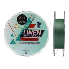Bojin 4X Linen 0.06mm 150m Yeşil İp Misina