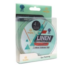 Bojin 4X Linen 0.06mm 150m Yeşil İp Misina