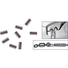 SPRO SINGLE BLACK BRASS SLEEVES 2,5MM 1/20