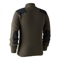 DEERHUNTER Rogaland Yarım Fermuarlı Kahve Kazak 2X