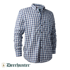 DEERHUNTER Jeff Shirt 78179 Mavi Kareli Gömlek 43