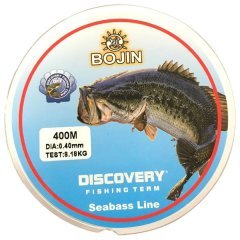 Bojin Seabass 0,40mm 400m Şeffaf Levrek Misinası