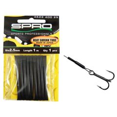 SPRO HEAT SHRINK TUBE BK 1m 2.0 mm.